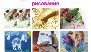Виды нетрадиционной техники рисования