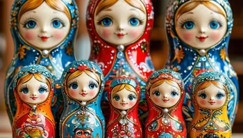 Весёлые матрёшки
