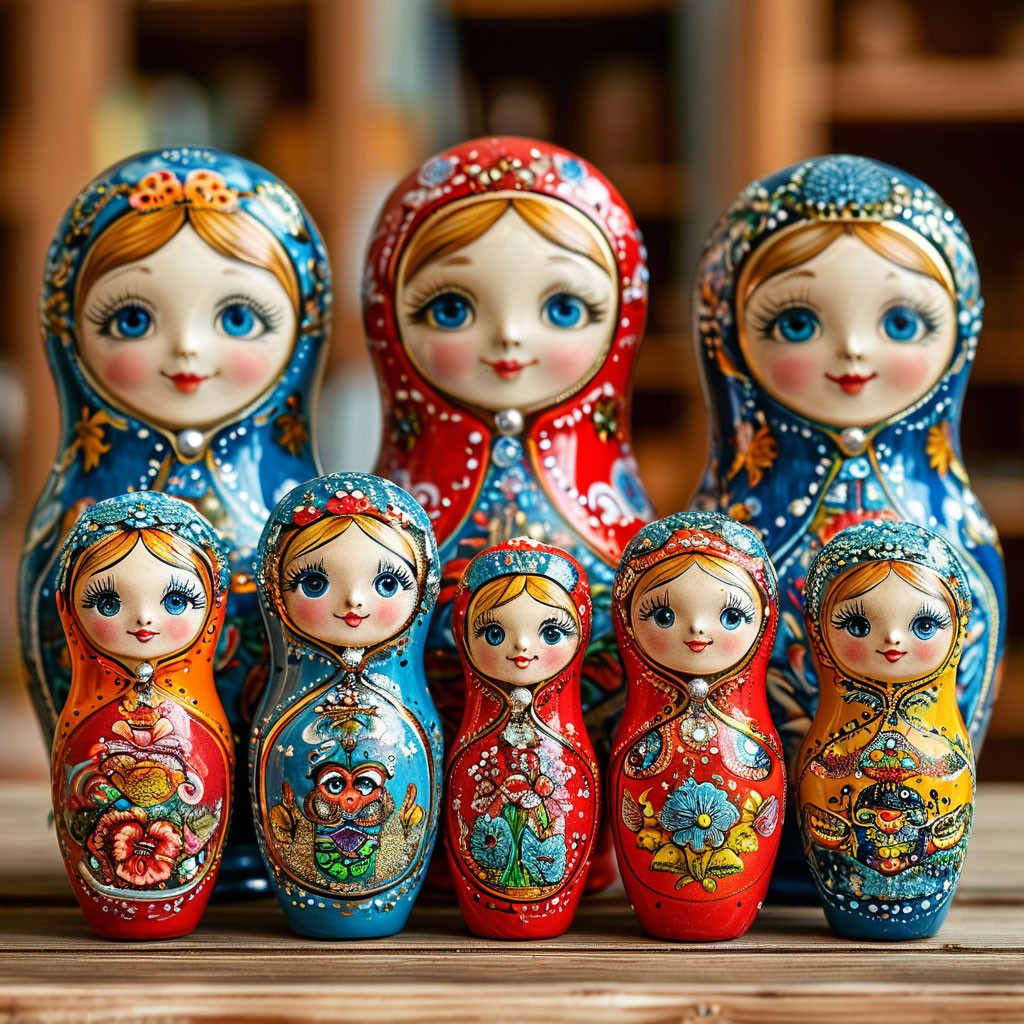 Весёлые матрёшки Весёлые матрёшки