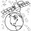 Раскраски День космонавтики 5 Раскраски День космонавтики 5