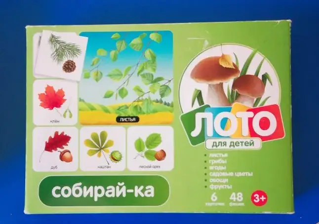 Настольное лото «Собирай-ка» Настольное лото «Собирай-ка»
