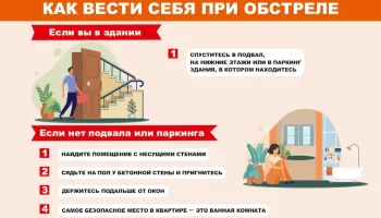 Как вести себя при обстреле: напоминаем основные правила.